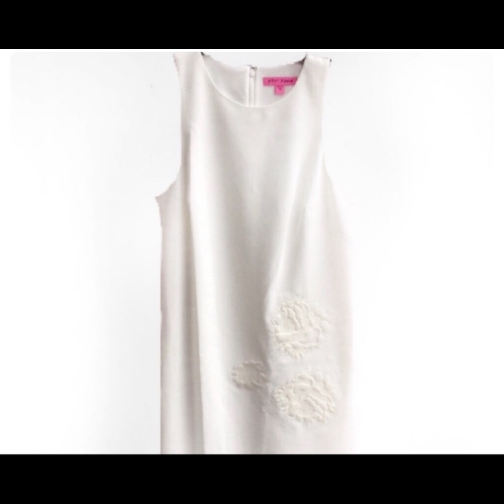 Betsey Johnson Floral Appliqué Sheath Dress